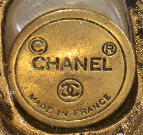 chanel stamping marks|chanel costume jewelry signatures.